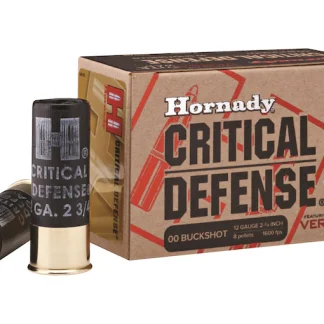 In Stock: Hornady Critical Defense 12 Gauge Buckshot Ammo 2-3/4″ - Triggers | Glock Auto Switches