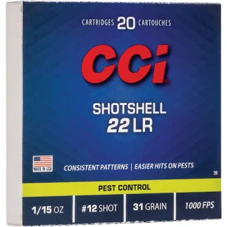 Get CCI Shotshell 22LR Ammo 31 Grain Lead Shot Online - Handguns | Glock Auto Switches