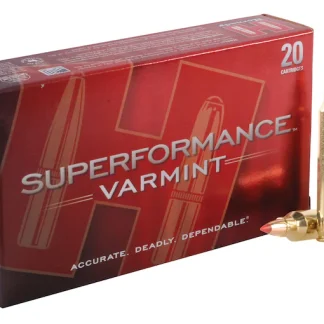 Get Hornady Superformance Varmint 204 Ruger Ammo 40 Grain Hornady V-Max Polymer Tip 500rounds Online - Ammunition | Glock Auto Switches