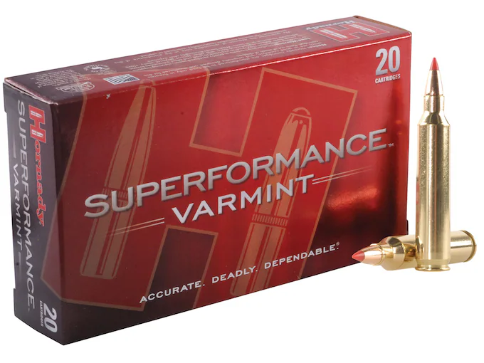 Get Hornady Superformance Varmint 204 Ruger Ammo 40 Grain Hornady V-Max Polymer Tip 500rounds Online - Ammunition | Glock Auto Switches