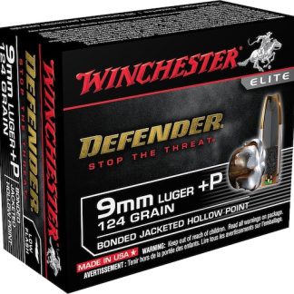 Get Winchester Defender 9mm Luger +P Ammo 124 Grain Winchester PDX1 Bonded Jacketed Hollow Point 200 rounds Online - Ammunition | Glock Auto Switches