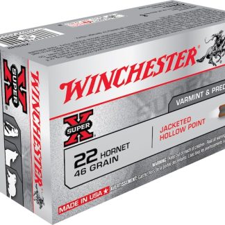Buy Winchester Super X 22 Hornet Ammo 46 Grain Jacketed Hollow Point 200 rounds - Ammunition | Glock Auto Switches