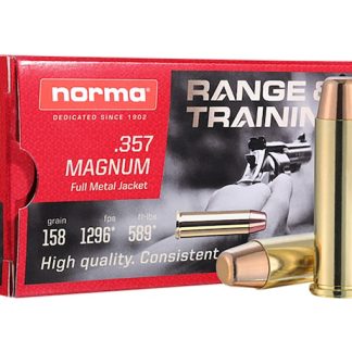 Norma Range & Training 357 Magnum Ammo 158 Grain Full Metal Jacket 500 rounds For Sale - Ammunition - Glock Auto Switches