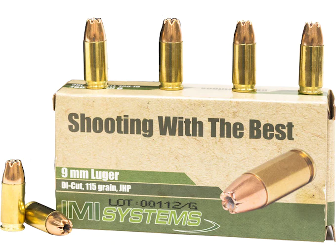 In Stock: IMI 9mm Luger Ammo 115 Grain Jacketed Hollow Point In Stock: IMI 9mm Luger Ammo 115 Grain Jacketed Hollow Point - Handguns - Glock Auto Switches