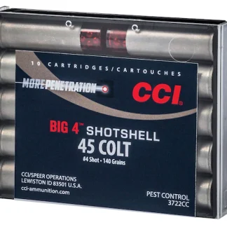 Buy CCI Big 4 Shotshell 45 Colt (Long Colt) Ammo 140 Grain Lead Shot 200 rounds - Handguns | Glock Auto Switches